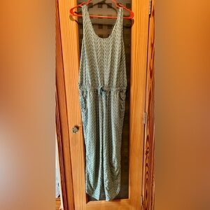 Patagonia Fleetwith Worn Wear Printed Romper Jumpsuit Size M